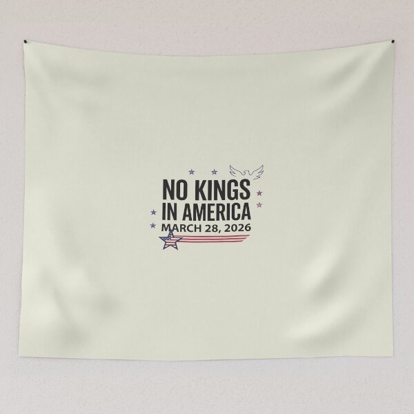 Item preview, No Kings in America March 28 2026 designed and sold by MEMillerMStore.