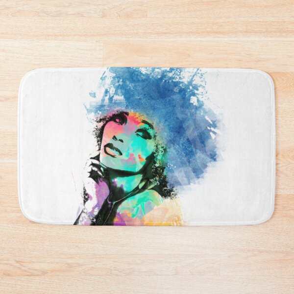 Item preview, Vibrant Colorful Afro Woman Pop Art designed and sold by OinLaos.