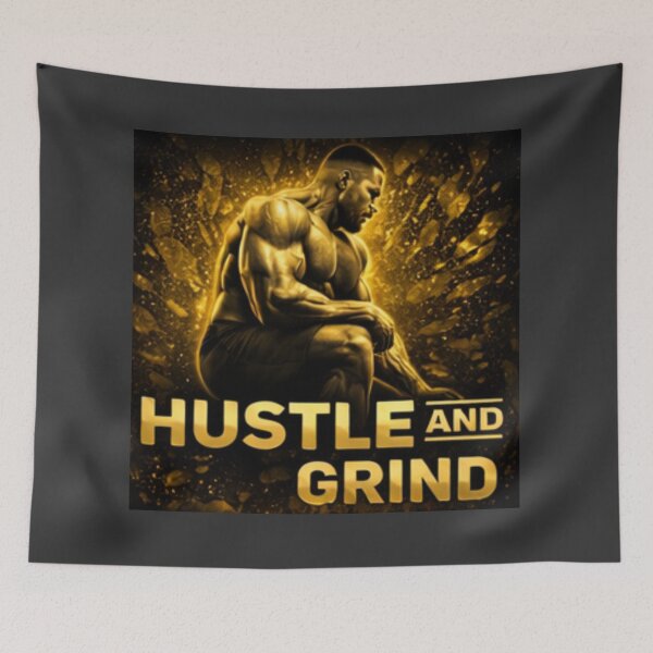Item preview, HUSTLE AND GRIND designed and sold by SilentRep.