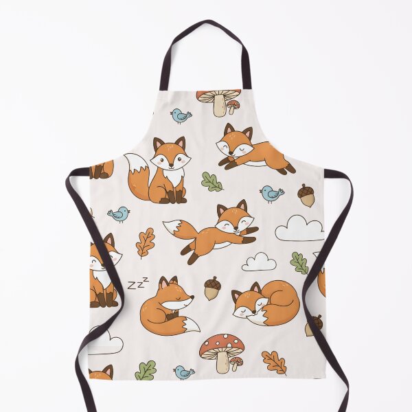 Item preview, Cute Fox Seamless Pattern designed and sold by naragon4289.