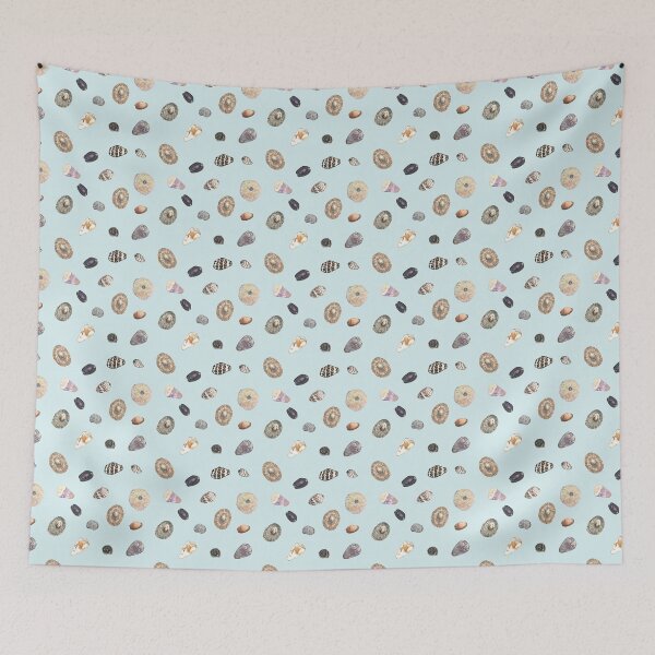 Item preview, Seashells of Molokaʻi (Lt Blue) designed and sold by Handwritten Aloha.