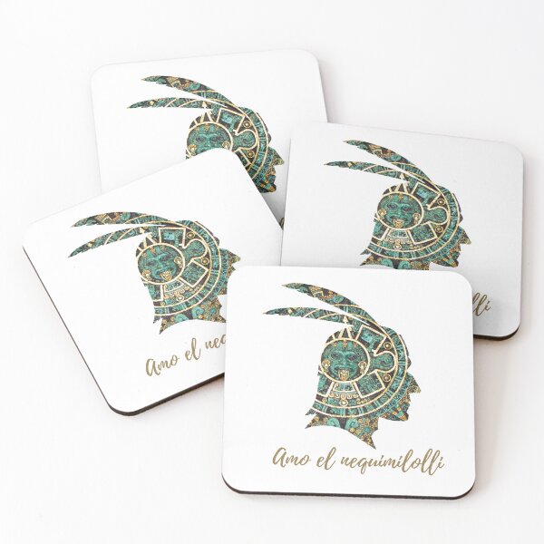 Item preview, Aztec Soul: Turquoise Warrior Silhouette designed and sold by artsdylan.