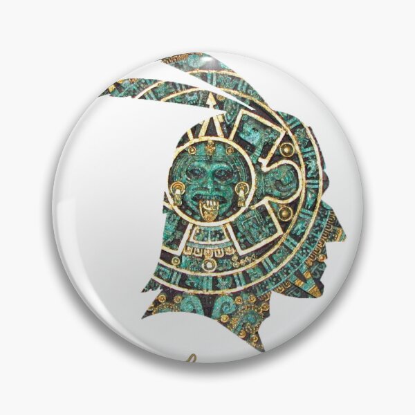 Item preview, Aztec Soul: Turquoise Warrior Silhouette designed and sold by artsdylan.
