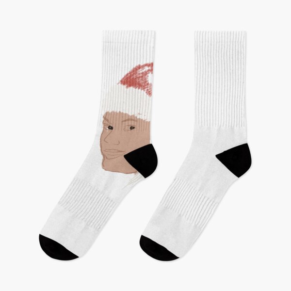 Item preview, Festive White-Haired Woman in Santa Hat designed and sold by OinLaos.