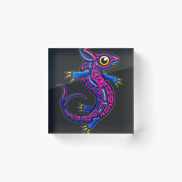 Item preview, Neon Axolotl Alebrije designed and sold by BGM by AI.