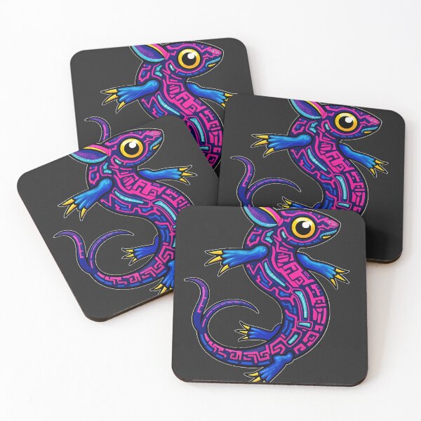 Item preview, Neon Axolotl Alebrije designed and sold by BGM by AI.