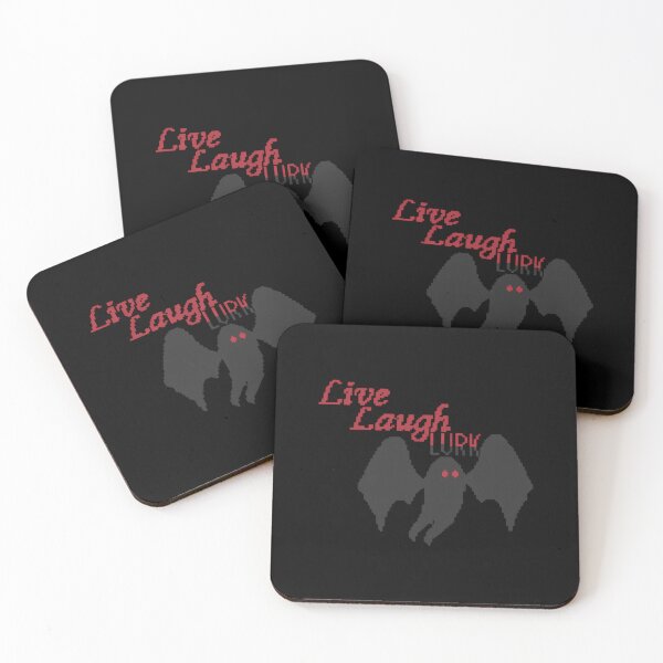 Item preview, Live Laugh Lurk Spooky Mothman Cryptid Art designed and sold by ojmquedcfkx12.