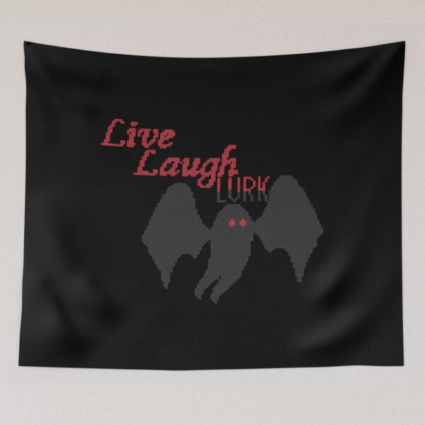 Item preview, Live Laugh Lurk Spooky Mothman Cryptid Art designed and sold by ojmquedcfkx12.