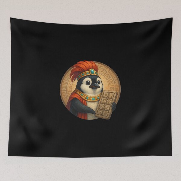 Item preview, Mayan Penguin designed and sold by Fort Galaxy.