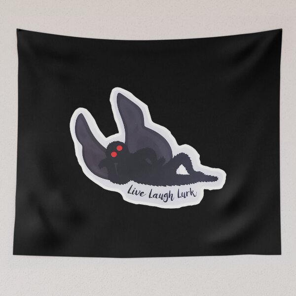 Item preview, Mothman Live Laugh Lurk Paranormal Graphic designed and sold by ojmquedcfkx12.