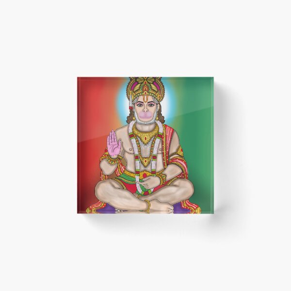 Item preview, Bajrangbali Divine Design – Spiritual Hanuman Art Illustration designed and sold by Harshit_Digital_Arts.