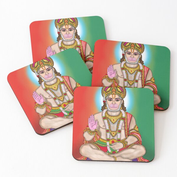 Item preview, Bajrangbali Divine Design – Spiritual Hanuman Art Illustration designed and sold by Harshit_Digital_Arts.