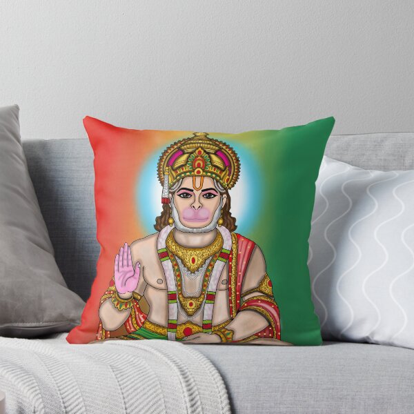 Item preview, Bajrangbali Divine Design – Spiritual Hanuman Art Illustration designed and sold by Harshit_Digital_Arts.
