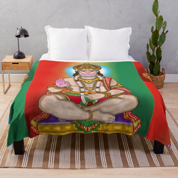 Item preview, Bajrangbali Divine Design – Spiritual Hanuman Art Illustration designed and sold by Harshit_Digital_Arts.
