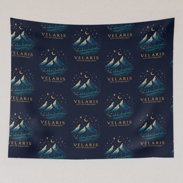 Item preview, Velaris — City of Starlight (ACOTAR Inspired Art) designed and sold by biblio_phile.