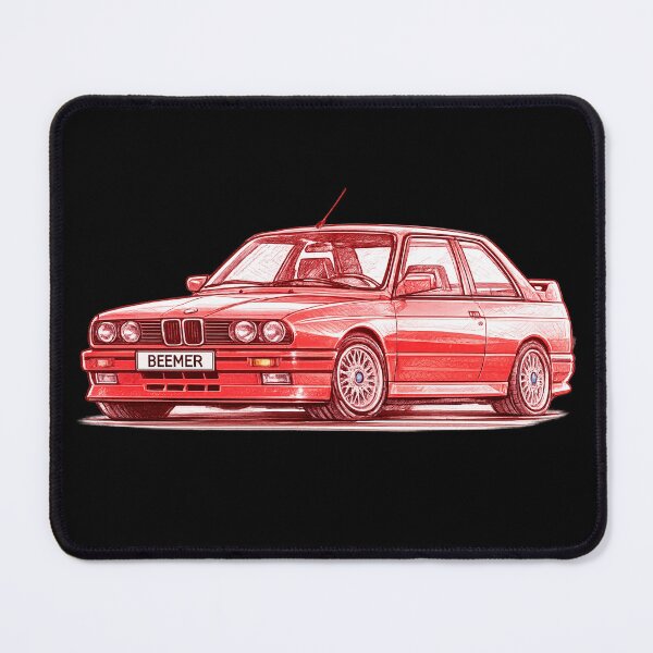 Item preview, Classic Red German Car Sketch designed and sold by The Art by Rossouw.
