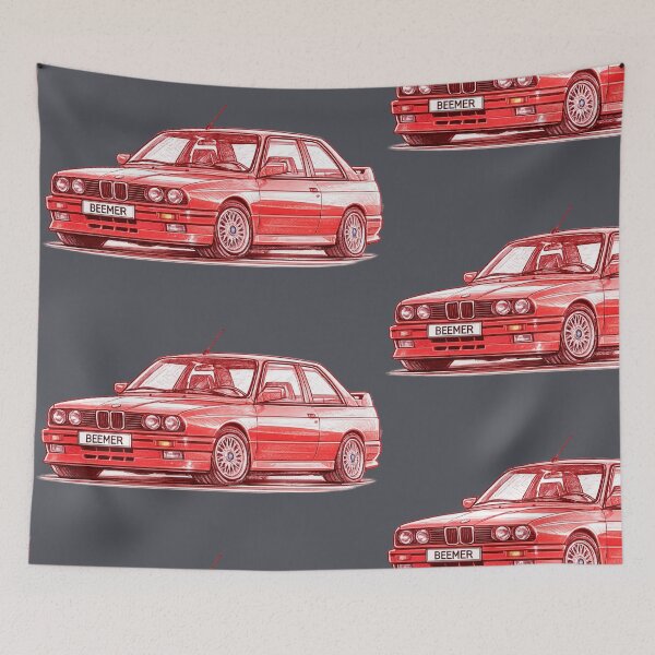 Item preview, Classic Red German Car Sketch designed and sold by The Art by Rossouw.