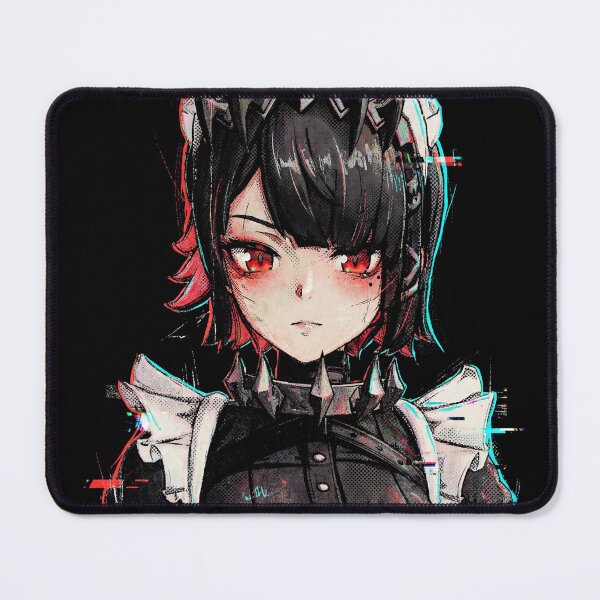 Item preview, Ellen Joe ZZZ Black Hair Maid Red Highlights Art designed and sold by Senpaiwaves.