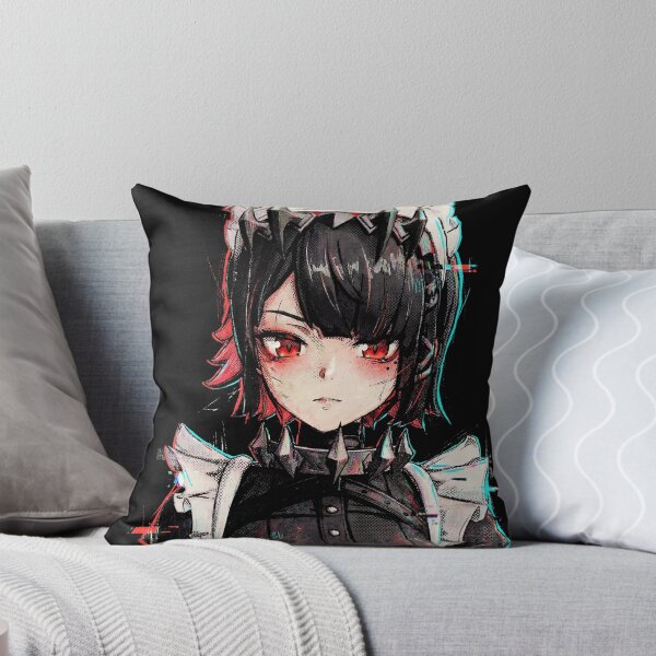 Item preview, Ellen Joe ZZZ Black Hair Maid Red Highlights Art designed and sold by Senpaiwaves.