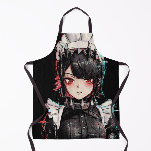 Item preview, Ellen Joe ZZZ Black Hair Maid Red Highlights Art designed and sold by Senpaiwaves.