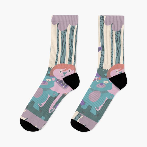 Item preview, Bear Puppy Bunny Kids Illustration Sweetie Bear Forest designed and sold by DanielleFishIll.