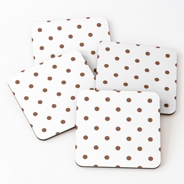 Item preview, Brown and White Polkadots  designed and sold by POLKAIWERX.