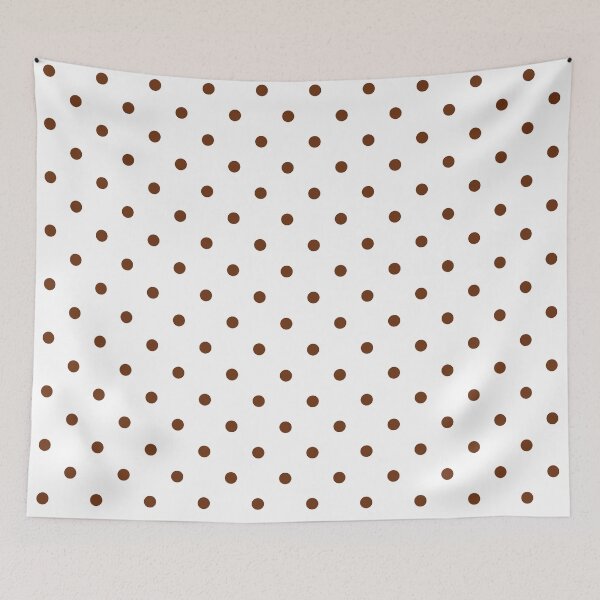 Item preview, Brown and White Polkadots  designed and sold by POLKAIWERX.