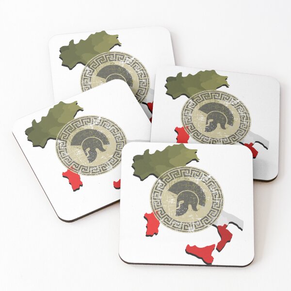 Item preview, Spartan Italy Warrior - Vintage Italian Map Heritage designed and sold by artsdylan.