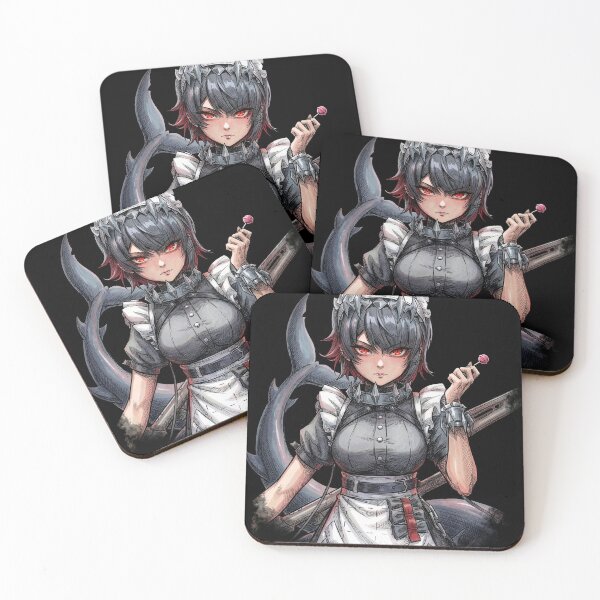 Item preview, Ellen Joe ZZZ Shark Tail Maid Scissors Portrait designed and sold by Senpaiwaves.