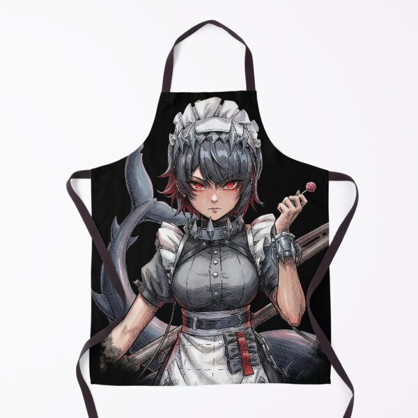 Item preview, Ellen Joe ZZZ Shark Tail Maid Scissors Portrait designed and sold by Senpaiwaves.