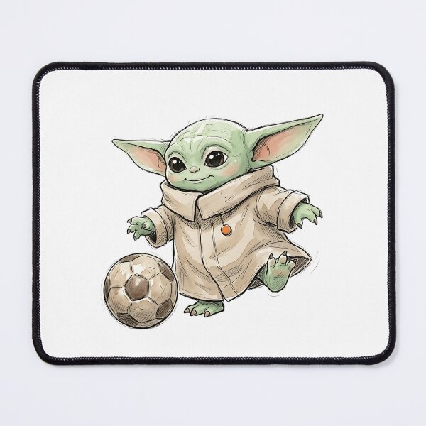 Item preview, BABY YODA PLAYING SOCCER designed and sold by LIS AND MELIVERSO.
