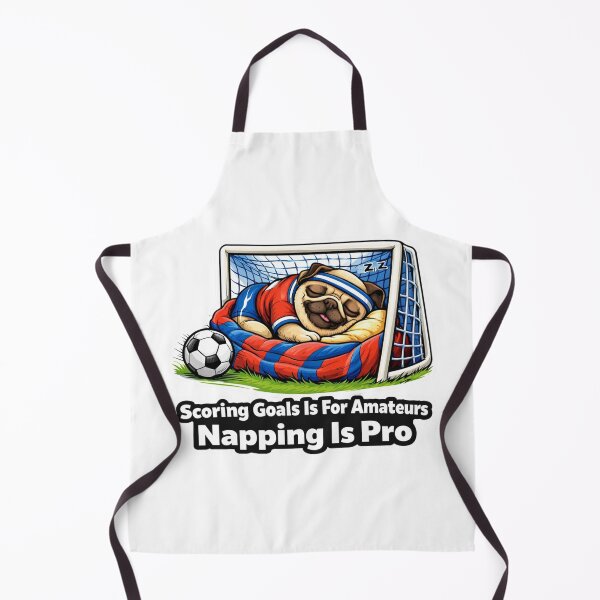 Item preview, Lazy Pug in Goal Napping Soccer Funny Gift T-Shirt designed and sold by Gentlestate.
