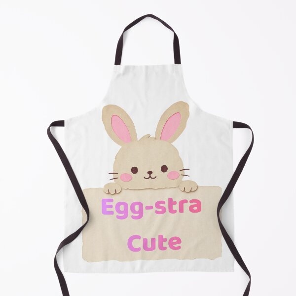 Item preview, Egg-stra Cute Sticker | Bunny Holding Sign | Cute Easter Sticker designed and sold by DivineTrident.
