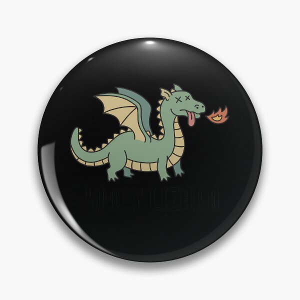 Item preview, Spicy Lizard Funny Medieval Dragon Art designed and sold by ojmquedcfkx12.