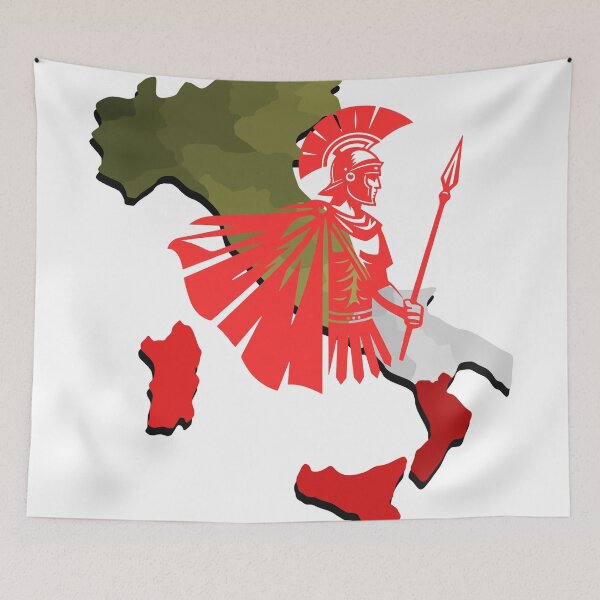 Item preview, Roman Legionnaire Italy Map Heritage designed and sold by artsdylan.