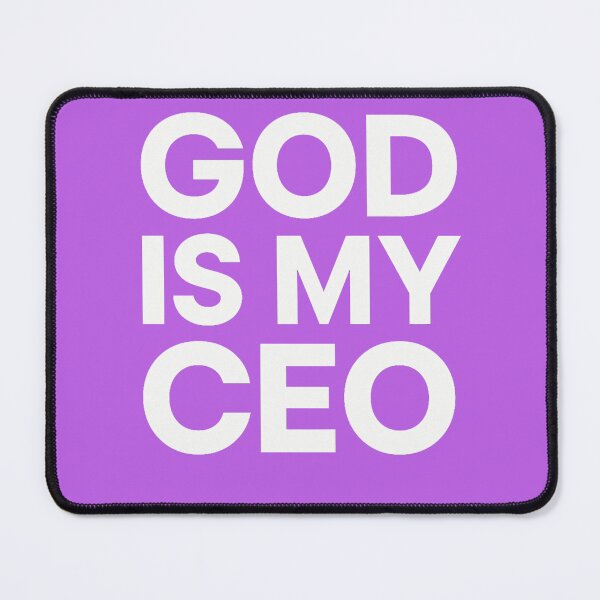 Item preview, GOD IS MY CEO - Urban Streetwear - Bold White Text designed and sold by Urban-InkStudio.