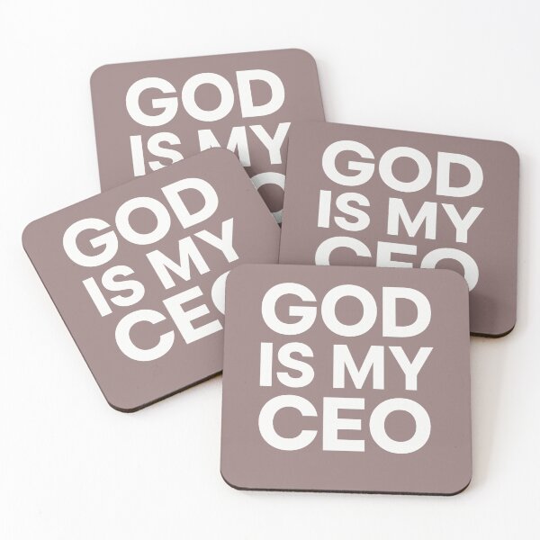 Item preview, GOD IS MY CEO - Urban Streetwear - Bold White Text designed and sold by Urban-InkStudio.