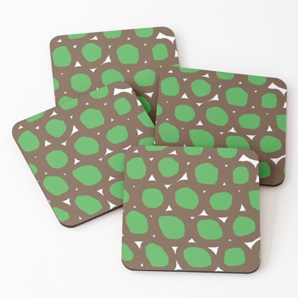 Item preview, Iconic Retro Geometric Pattern in Green and Brown designed and sold by Deutschic.