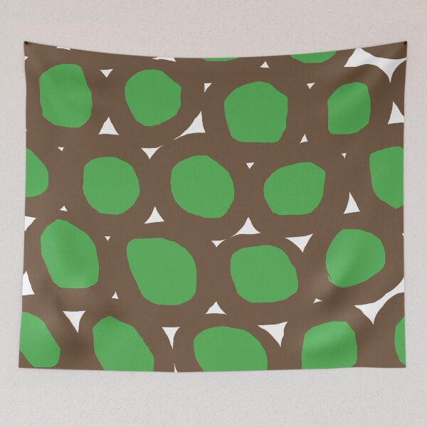 Item preview, Iconic Retro Geometric Pattern in Green and Brown designed and sold by Deutschic.