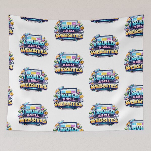 Item preview, Retro Tech Web Developer Laptop Design – Neon Digital Hustle Graphic for Programmers & Freelancers designed and sold by Divakar Fashion.