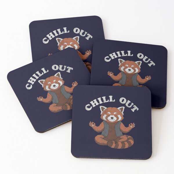 Item preview, Chill Out Red Panda Meditation Yoga Relaxation For Red Panda Lovers And Meditators designed and sold by Covent Vaughn.
