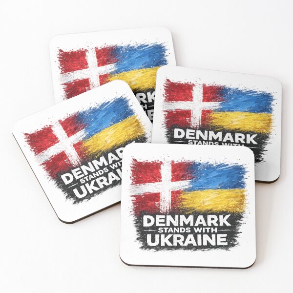 Item preview, Denmark Stands with Ukraine  designed and sold by LoopyPop.