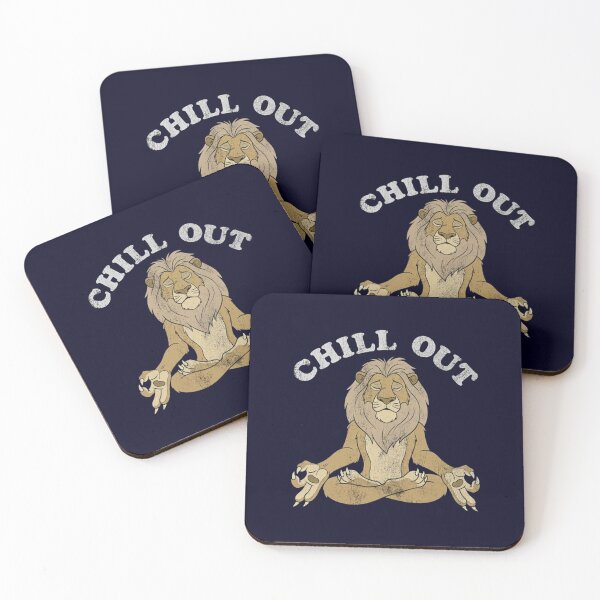 Item preview, Chill Out Lion Meditation Yoga Relaxation For Meditators Yogis designed and sold by Covent Vaughn.