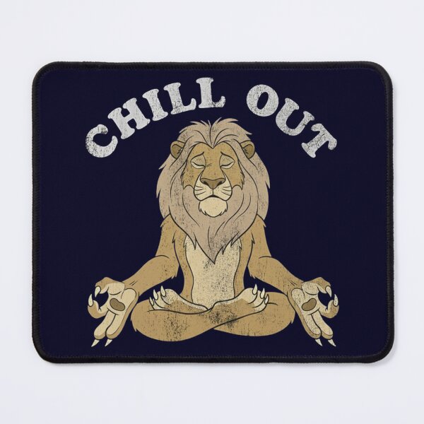 Item preview, Chill Out Lion Meditation Yoga Relaxation For Meditators Yogis designed and sold by Covent Vaughn.