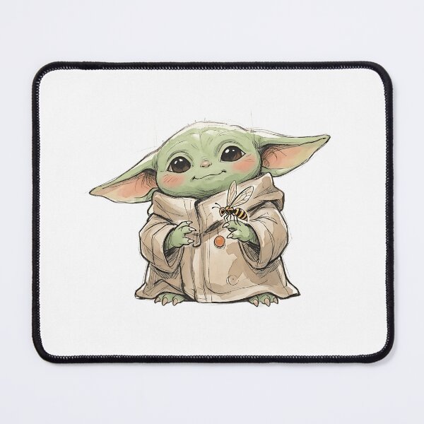 Item preview, BABY YODA WITH LITTLE WASP designed and sold by LIS AND MELIVERSO.
