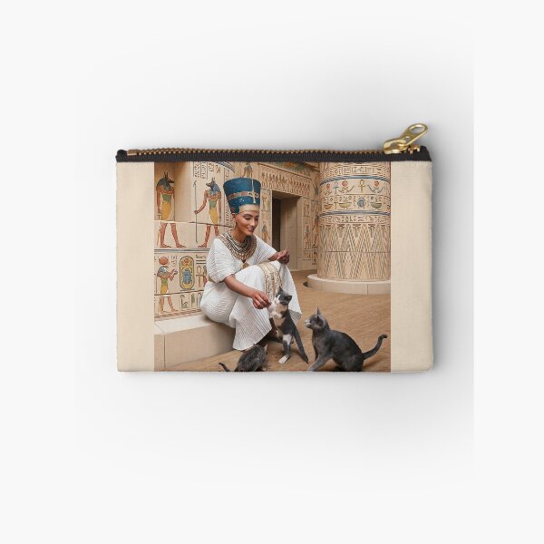 Item preview, Nefertiti & Cats – Powerful Ancient Egyptian Queen with Bastet Energy designed and sold by TuyaArts.