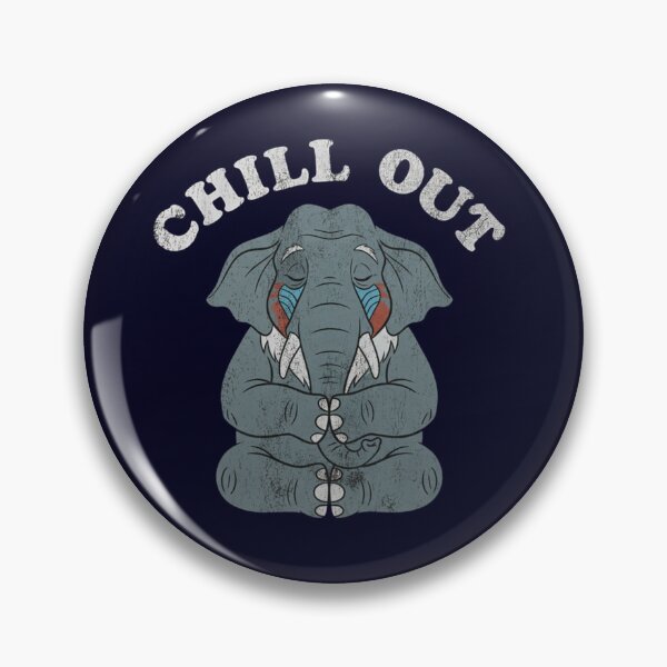 Item preview, Chill Out Meditating Elephant Zen Mindfulness Yoga Lover designed and sold by Covent Vaughn.