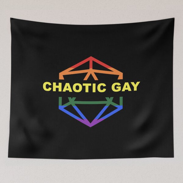 Item preview, Chaotic Gay Bold Tabletop Alignment Art designed and sold by ojmquedcfkx12.