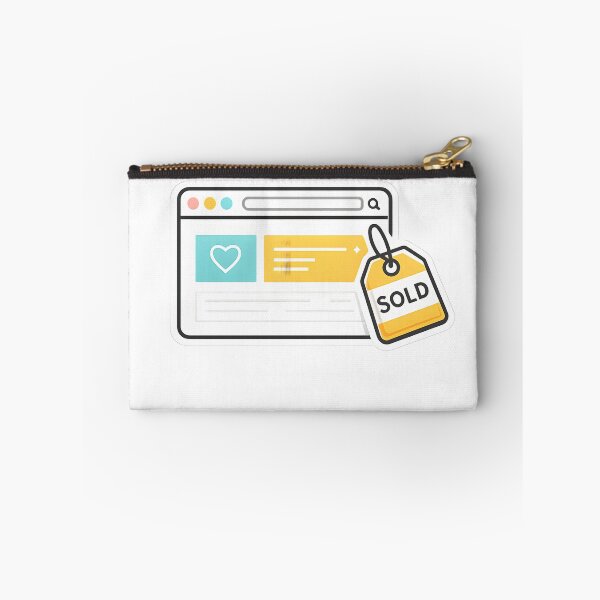Item preview, Digital Landlord Website Flipping Design – Minimal Browser Window Sold Tag Illustration for Web Entrepreneurs designed and sold by Divakar Fashion.