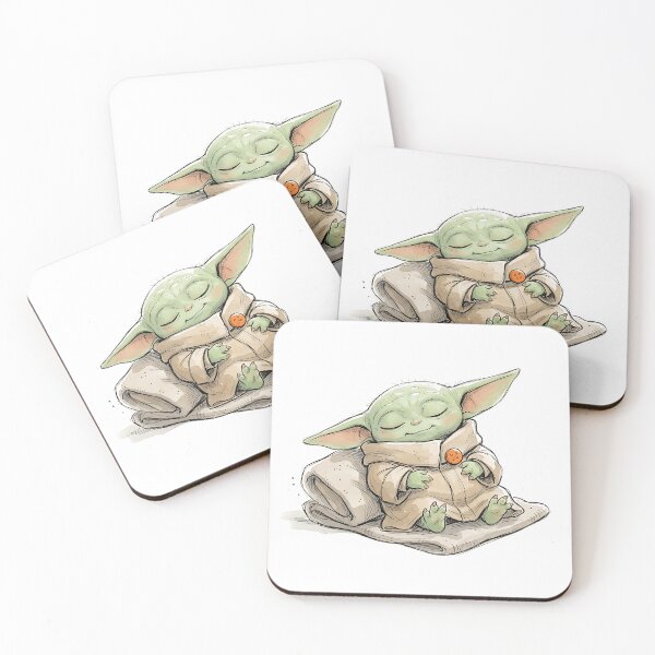 Item preview, BABY YODA RESTING PEACEFULLY designed and sold by LIS AND MELIVERSO.